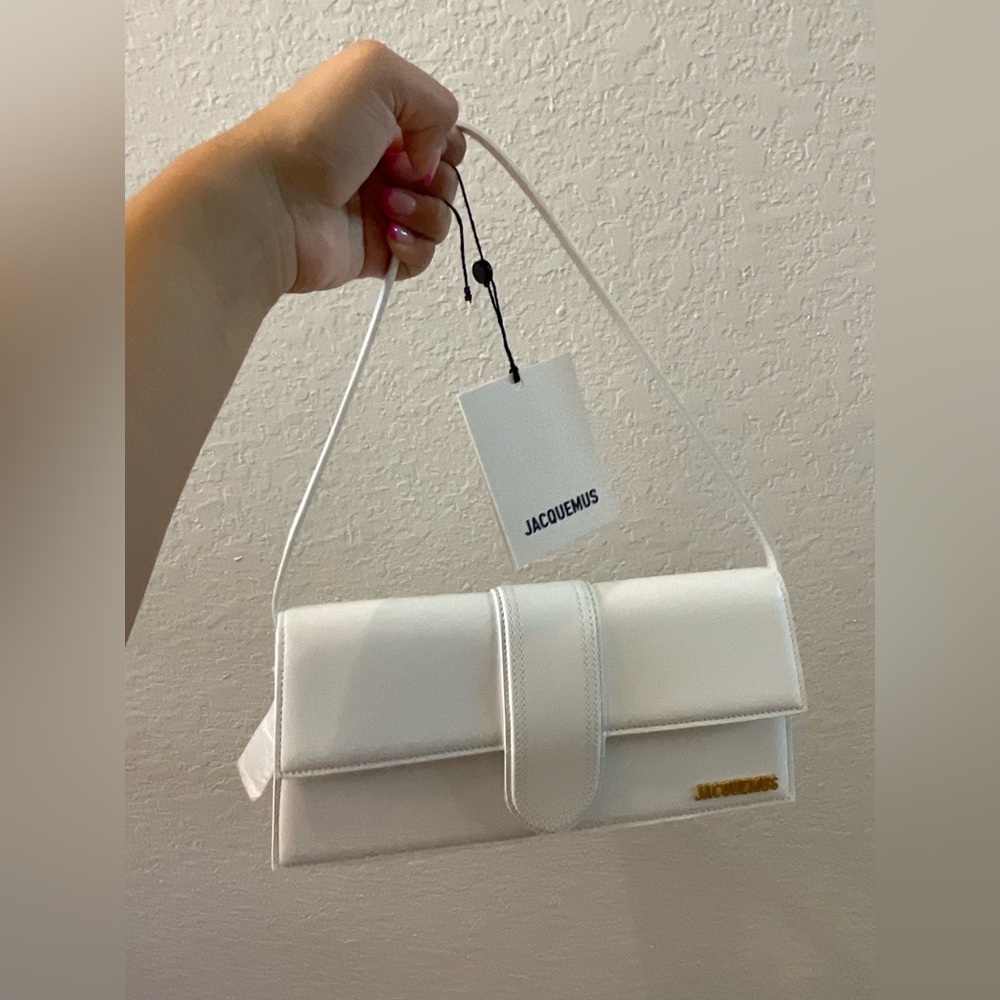 Jacquemus women white Le Bambino Long shoulder bag - Picture 11 of 15